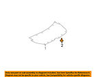 0155310051 Nissan Oem Trunk Panel Clip