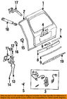1247430393 Mercedes-benz Liftgate Tailgate Hatch-handle