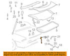 16608046 Gm Oem Trunk Lid-ajar