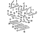 221-610-02-08 Mercedes Benz Covering Original Part 221-610-02-08 Mercedes Benz Covering Original Part