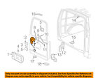 22799132 Gm Oem Back Door-lock