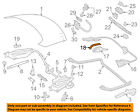 2317901598 Mercedes Oem Trunk Cover Seal Left