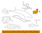 25803480 Gm Oem Trunk Striker