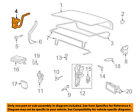 3w1z5442701aa Ford Lincoln Oem Town Car Trunk Left