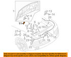 427827170 Audi Oem Engine Cylinder Upper Mount Right