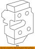 4589584ag Chrysler Oem Jeep Wrangler Actuator Motor