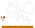 4589656ad Mopar Chrysler Oem Liftgate-lock