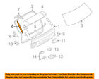 51247332696 Bmw Oem Liftgate Tailgate Hatch Support Strut Shock