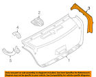 51497364426 Bmw Oem Trunk Cover Right