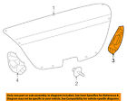 5877312130 Toyota Oem Corolla Trunk Cover Right