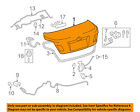 6440106281 Toyota Oem 07-11 Camry-trunk