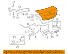 6440152110 Toyota Oem 07-11 Yaris-trunk