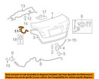 6451006030 Toyota Oem Camry Trunk