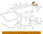 6452006030 Toyota Oem Camry Trunk Left