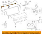 6453130370 Toyota Lexus Oem Trunk Rod Right