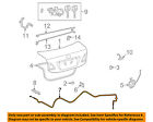 6460702210 Toyota Oem Lid Release Cable