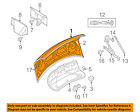 68040131ab Mopar Chrysler Oem 08-10 300-trunk