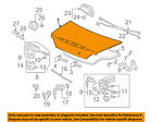 68500s2aa80zz Honda Oem 08-09 S2000-trunk