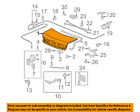 68500sdaa91zz Honda Oem 03-05 Accord-trunk