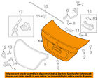 692001r120 Hyundai Oem Lid