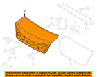 69200c2010 Hyundai Oem 15-16 Sonata-trunk