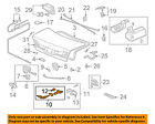 74861s84a02 Honda Oem 98-02 Accord