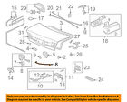 74863s84a11 Honda Oem 01-02 Accord
