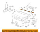 74872sdna10 Honda Oem Accord Trunk Rod Left