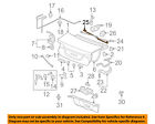 74872sna000 Honda Oem Civic Trunk Bar Torque Rod Left 74872sna000 Honda Oem Civic Trunk Bar Torque Rod Left