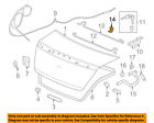 74873t3l003 Honda Oem Accord Trunk Rod Clip