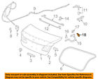 74877t2a000 Honda Oem Accord Trunk Slider