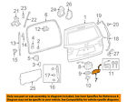 768020c010a0 Toyota Oem Sequoia Liftgate Tailgate Outside Exterior