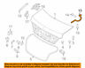 792103n010 Hyundai Oem Equus Trunk Left