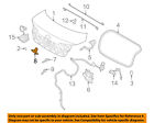 812102t500 Kia Oem Cadenza Trunk Striker