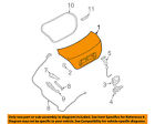 843007y035 Nissan Oem 04-06 Maxima-trunk
