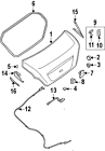 84630-9n00a Nissan 846309n00a Genuine Oem