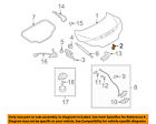 84840ej70a Nissan Lid Bumper