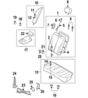 88642-em00a Nissan Genuine Oem Striker Assy