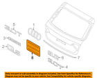 8t0827113a01c Audi Oem Trunk Plate Mount