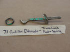 9071 Cadillac Factory Original Eldorado Trunk Lock Rod Spring Hardware