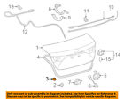 9095001976 Toyota Oem Lid Plug
