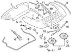 991-514-902-00 911 Porsche Genuine Hinge