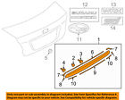 91112fj060nn Subaru Oem Wrx Lid Trim