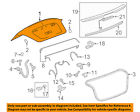 95379790 Gm Chevrolet Oem 13-16 Sonic-trunk
