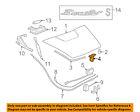 98751205100 Porsche Oem Cayman Rear