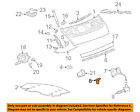 99751221301 Porsche Oem Trunk Striker