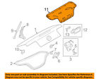 Ar3z13a656a Ford Oem Mustang Trunk Lid Inner Cover