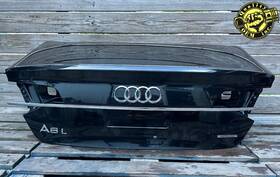 4h0827023l Audi 2015-2018 A8 A8l S8 Rear Tailgate Trunk Lid Black With Chrome Molding Oem