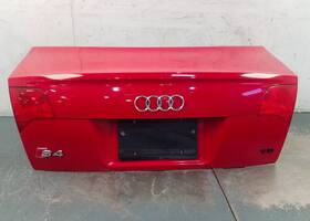 8e5827023 Audi 2007 B7 S4 Sedan Rear Trunk Lid Deck With Spoiler And Emblems Red Oem #5275 8e5827023 Audi 2007 B7 S4 Sedan Rear Trunk Lid Deck With Spoiler And Emblems Red Oem #5275