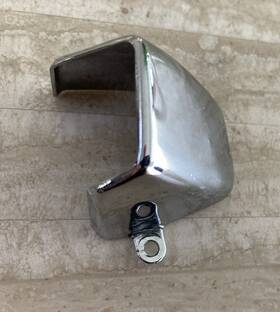 Bd42723 Authentic Oem Jaguar - L/h Rear Armrest Chrome Escutcheon 1975-78 Xj6c Xj12c Only